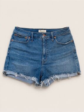 Madewell High Rise Blue Wash Jean Cutoff Shorts Women’s Size 30